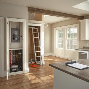 Home inspection report and major home systems illustrating inspection negotiations during a real estate transaction in Virginia and West Virginia.