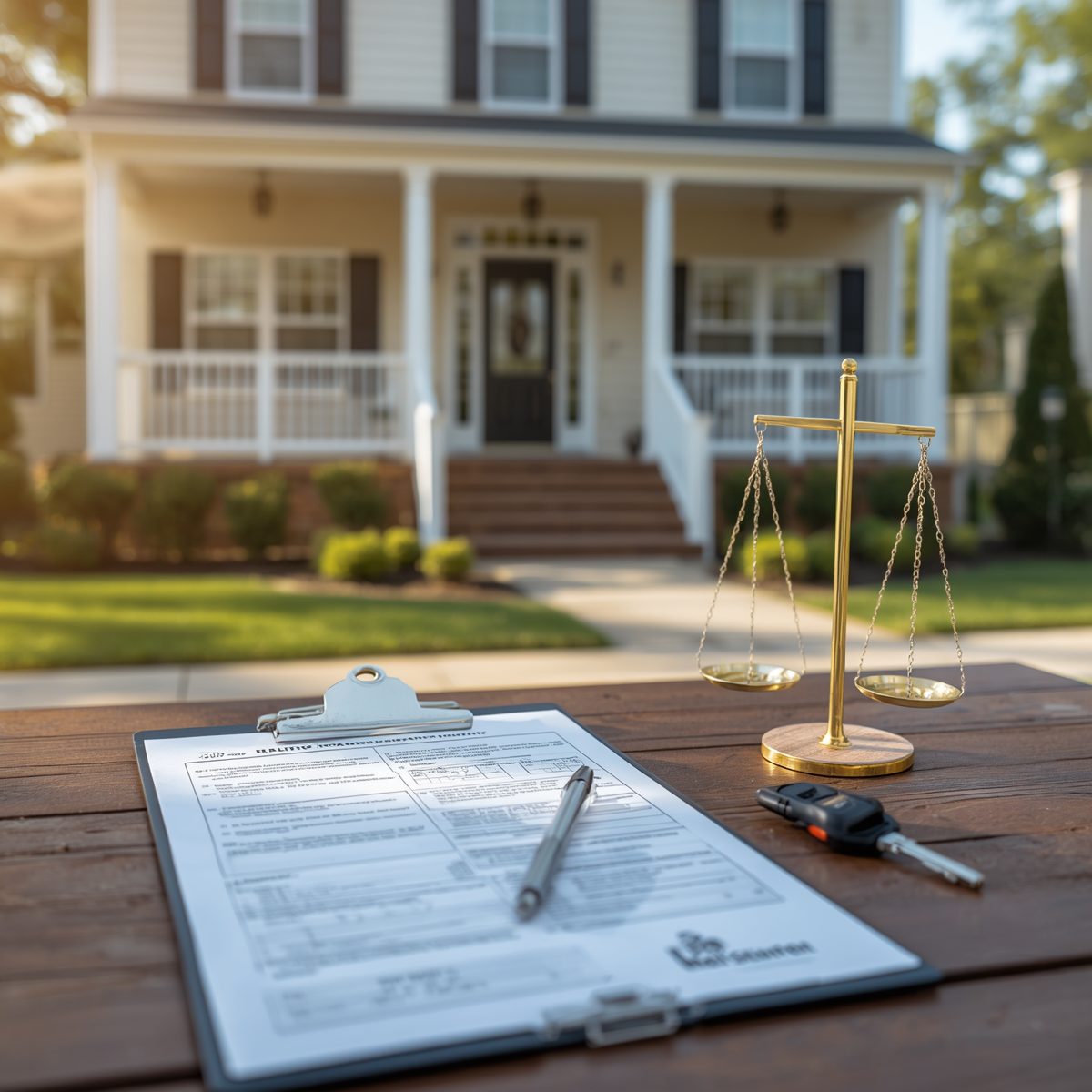 Buyer and seller reviewing an as-is home sale with inspection reports and negotiation strategy in a residential real estate transaction.