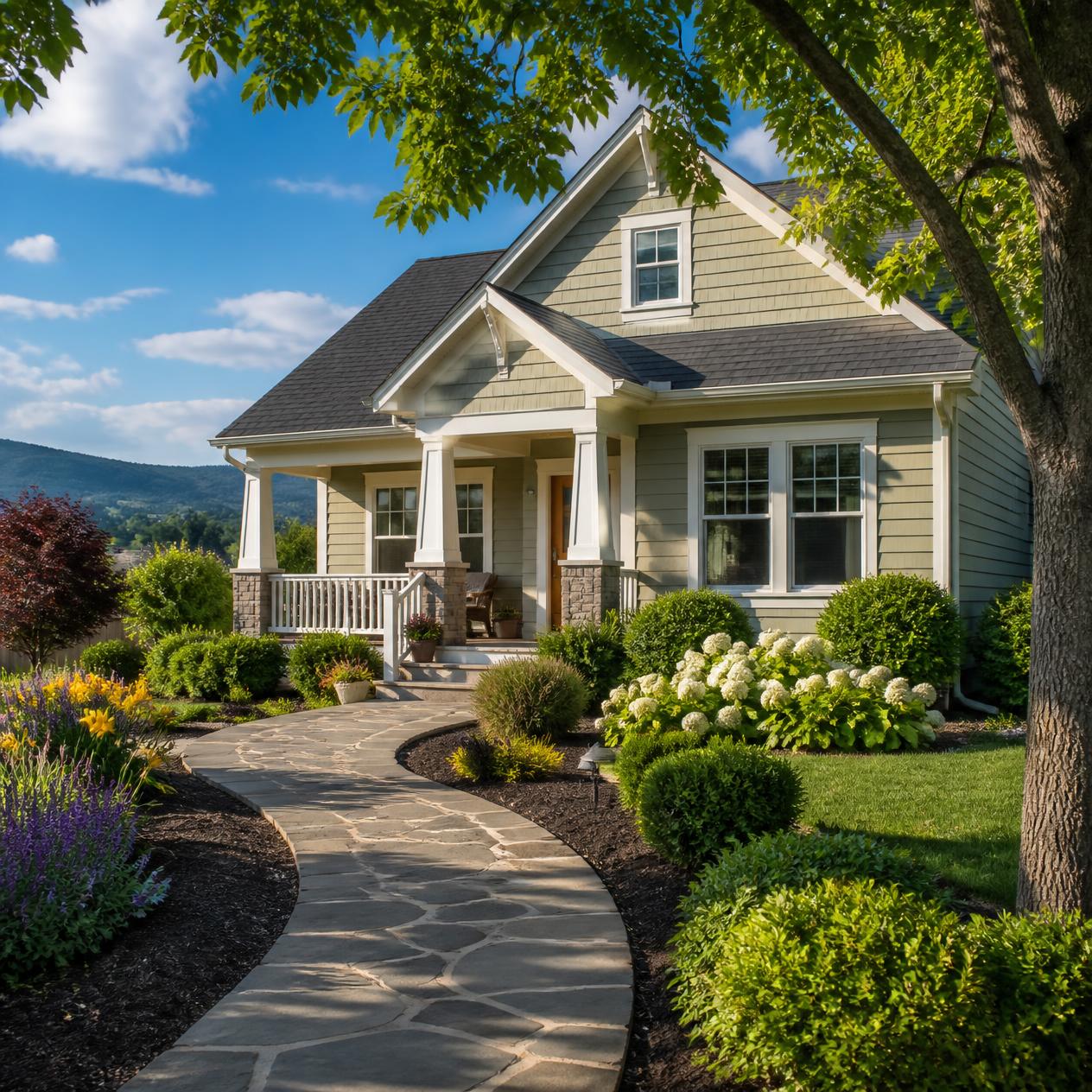 Welcoming home representing how to choose the right Realtor in Winchester VA and the Shenandoah Valley.