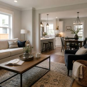 Market-ready home interior illustrating how sellers can evaluate buyer showing feedback and home presentation.